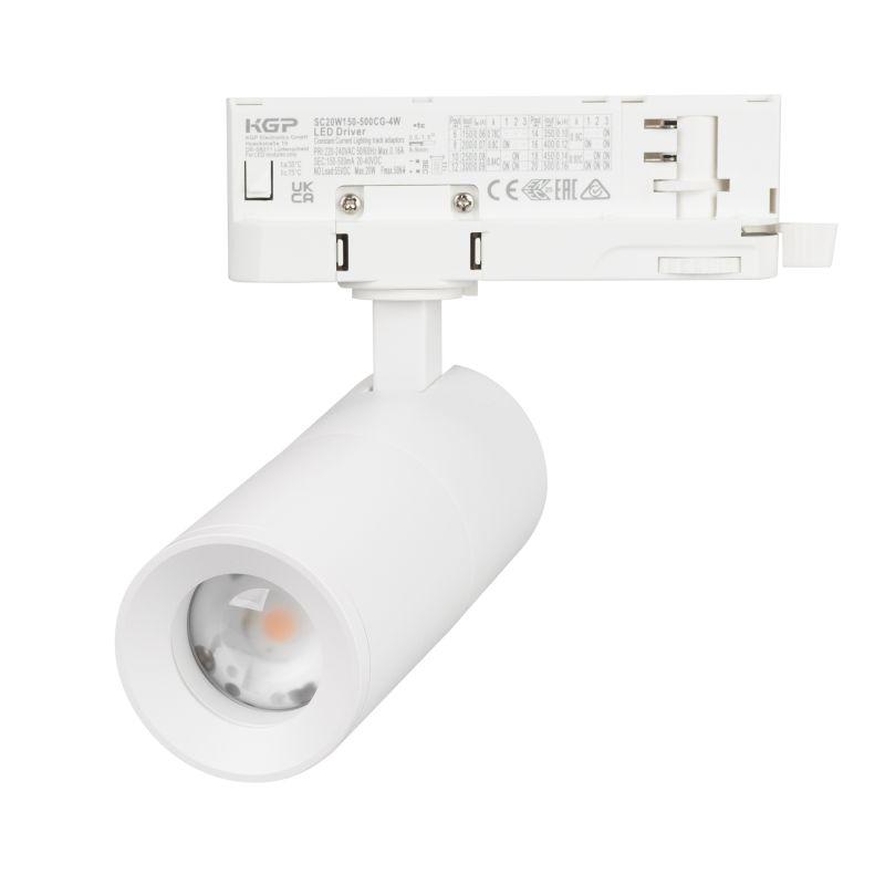Светильник светодиодный LGD-ARTEMIS-TRACK-4TR-R55-12W Warm3000 (WH 8-80 deg 230В) IP20 металл Arlight 048322