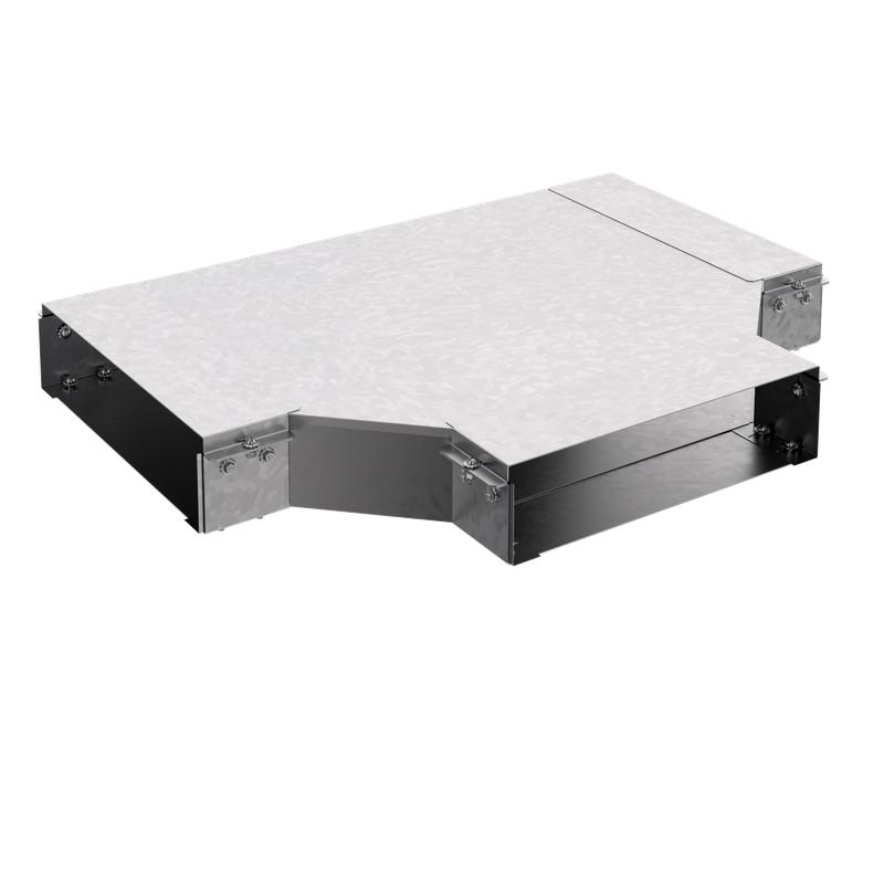 Короб угловой тройниковый горизонтальный КУТГ.200.100.650.1.2.2 СОЭМИ Н7255210262