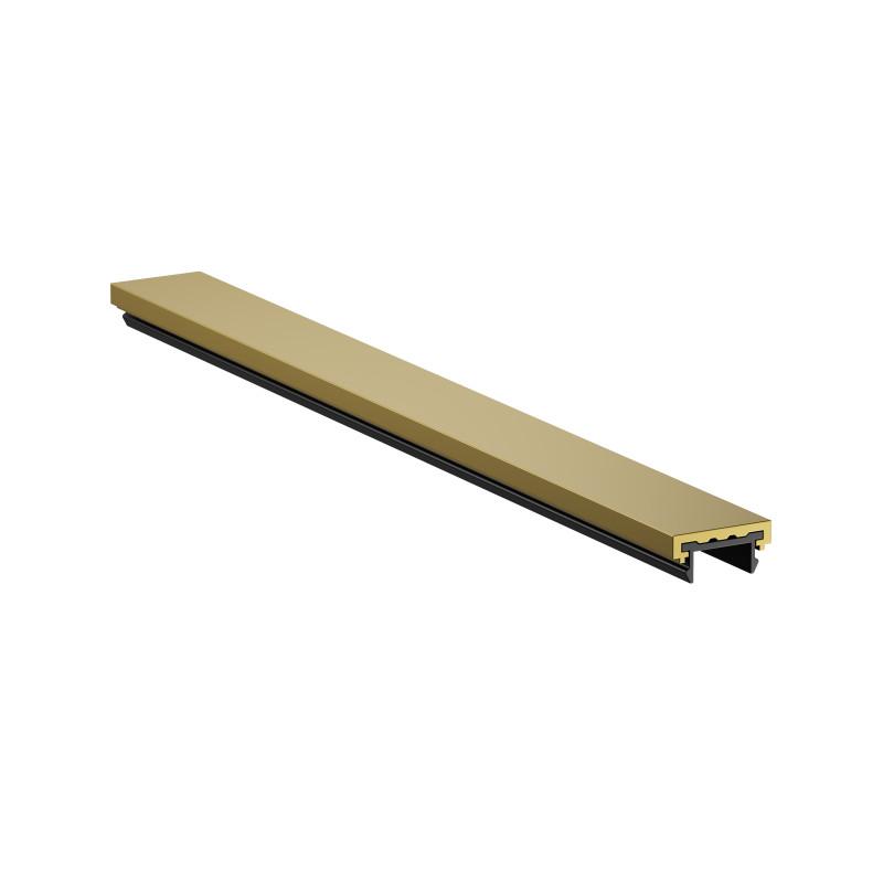 Заглушка желоба трека SHINE BASE 20см декоративная алюм. сатинированная латунь DENKIRS 764374