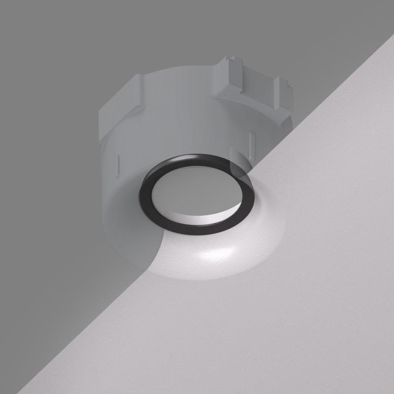 Кольцо фиксирующее для светильников INVIZ DK2080-WH DK2081-WH ABS-пластик черн. DENKIRS 766966