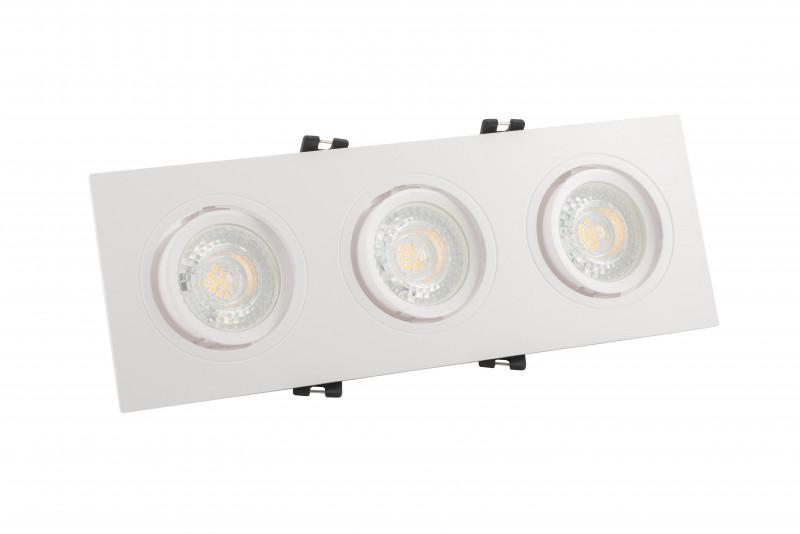 Светильник 10Вт GU5.3 IP20 LED встраив. пластик бел. DENKIRS 588303