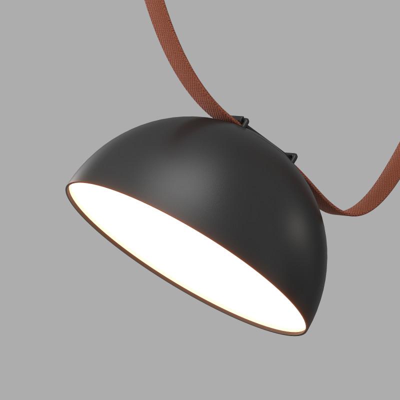 Светильник для трека-ремня Belty Flow 24Вт 4000К IP20 48В DC 220х117мм RA90 120град. со светодиодом алюм. черн. DENKIRS 723157