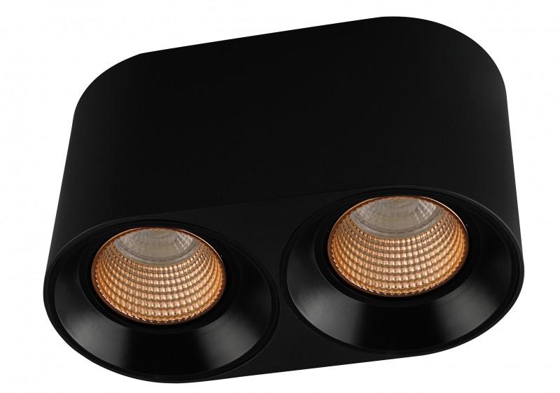 Светильник 10Вт GU5.3 IP20 LED накладной пластик черн./бронз. DENKIRS 654452