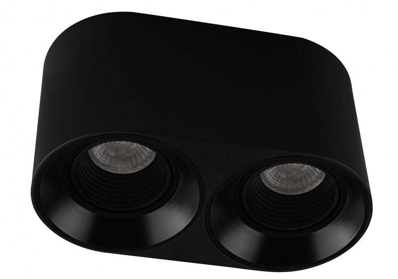 Светильник 10Вт GU5.3 IP20 LED накладной пластик черн./черн. DENKIRS 654450