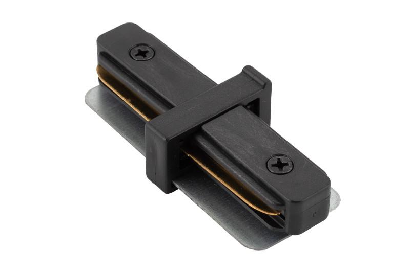 Соединитель для шинопровода прямой черн. DENKIRS 542448