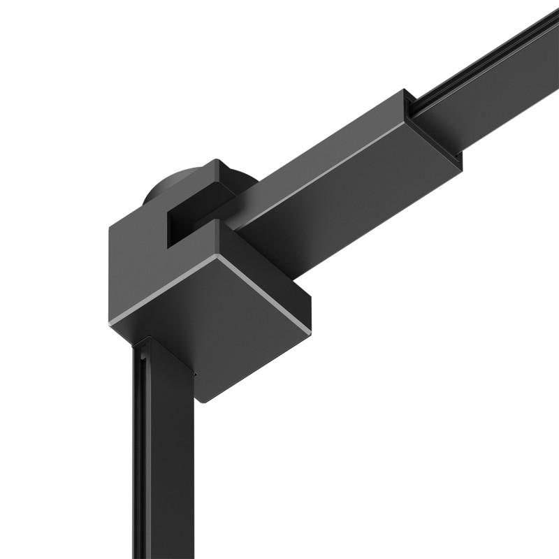 Соединитель для трека Air Base угловой 90град. стена-потолок с поворотом трека под произвольным углом алюм. черн. DENKIRS 723249