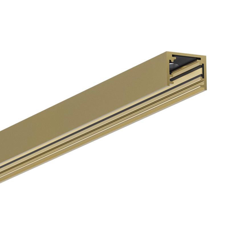 Трек SHINE BASE 1м 48В DC IP20 алюм. сатинированная латунь DENKIRS 764354