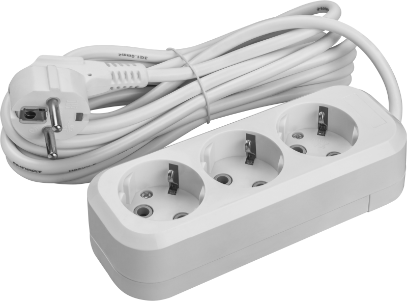 Удлинитель 3х5м с заземл. 16А IP20 90518 OPE-S-03-500-Е-3х1 ОНЛАЙТ 90518