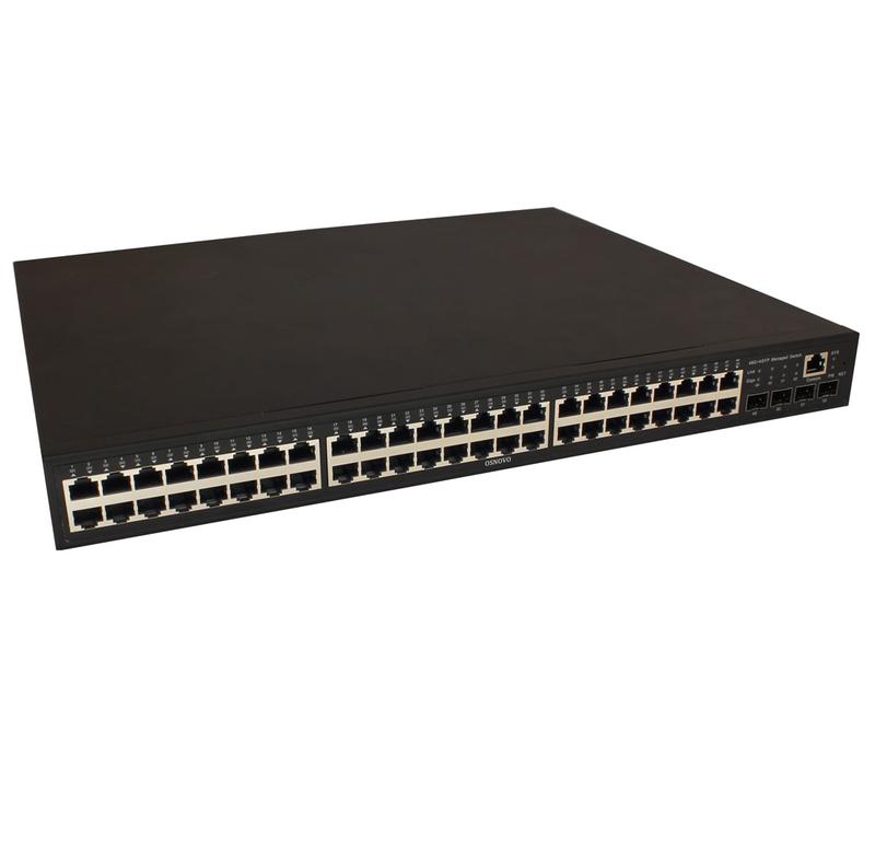 Коммутатор управляемый (L2+) SW-74804/L Gigabit Ethernet на 48 RJ45 + 4хGE SFP порта OSNOVO 13678