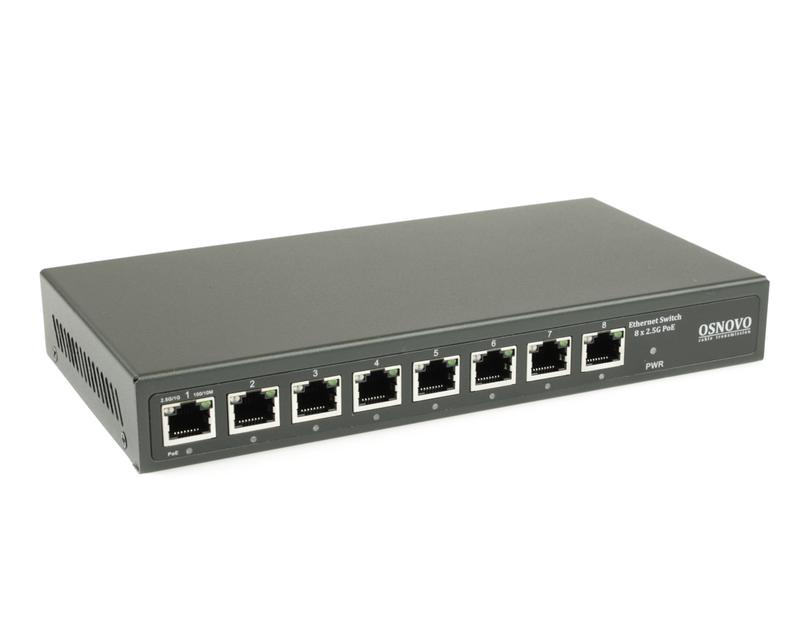 Коммутатор PoE 2.5G SW-8D-1(120Вт) Ethernet на 8 RJ45 портов OSNOVO 14342