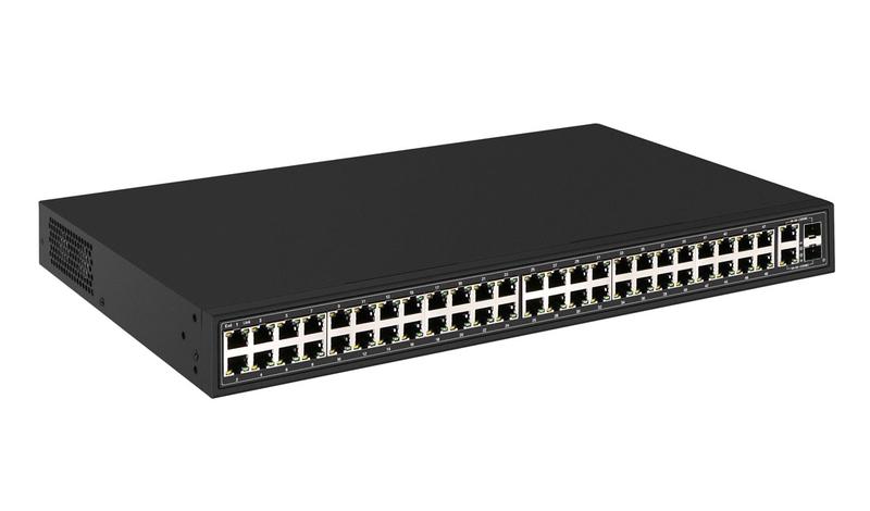Коммутатор PoE SW-64822(700Вт) Fast Ethernet на 48хRJ45 + 2хGE Combo uplink портов OSNOVO 13265