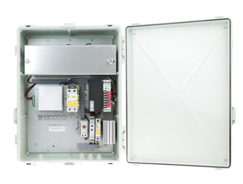 Коммутатор уличный управляемый (L2+) PoE SW-80402/WLU на 6 портов с термостабил. и резерв.питанием (АКБ - 7Ач) OSNOVO 13641