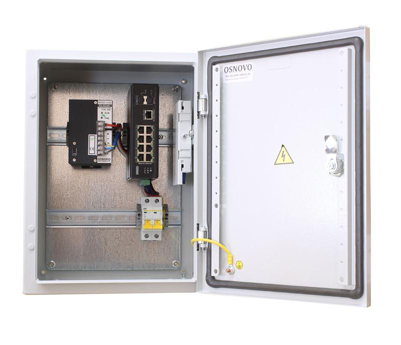 Коммутатор уличный OS-341(SW-60812/I) на базе уличн. станции OSNOVO OS-341 OSNOVO 13584