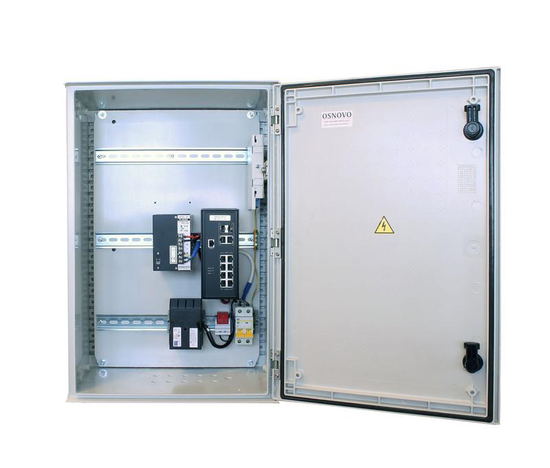 Коммутатор уличный управляемый (L2+) OSP-46T1(SW-80822/ILR) на 10 портов с термостабил. на базе уличн. станции OSNOVO OSP-46T1 OSNOVO 13769