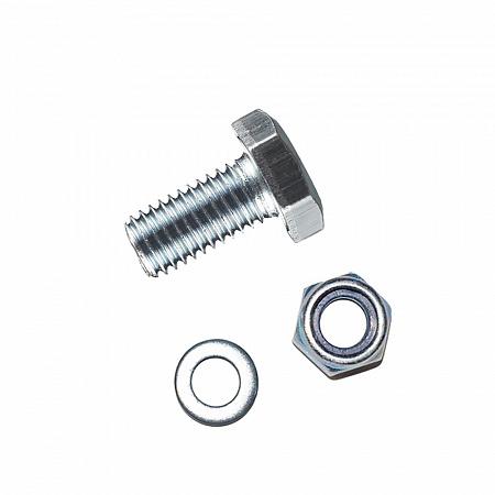 Болт с шестигранной головкой М8х120 DIN 933 + гайка + шайба оцинк. (уп.2шт) Tech-Krep/Zitar 136913