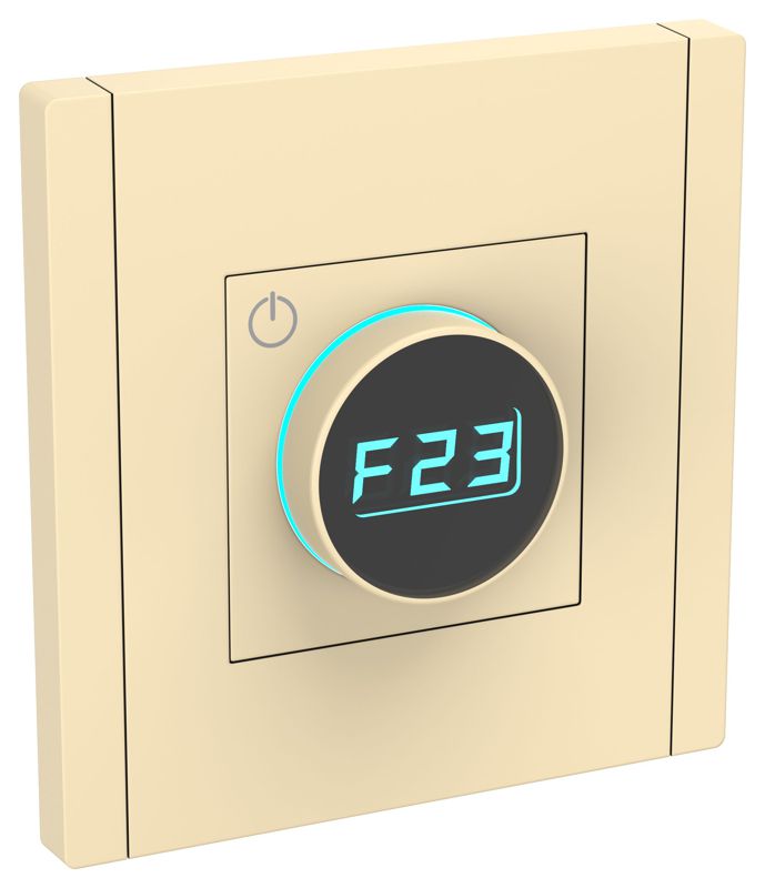 Термостат электронный FORTE&PIANO FP452 с индикацией ваниль IEK FP-RT11-K10