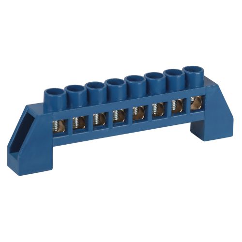 Шина N ноль в изоляторе ШНИ-6х9-8-Д син. NO-224-123 Эра Б0062963