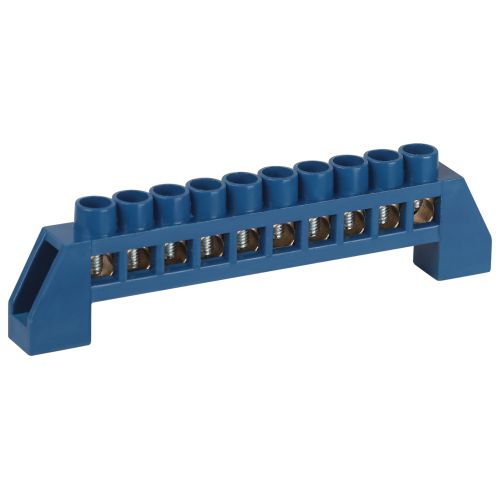 Шина N ноль в изоляторе ШНИ-6х9-10-Д син. NO-224-59 Эра Б0062948