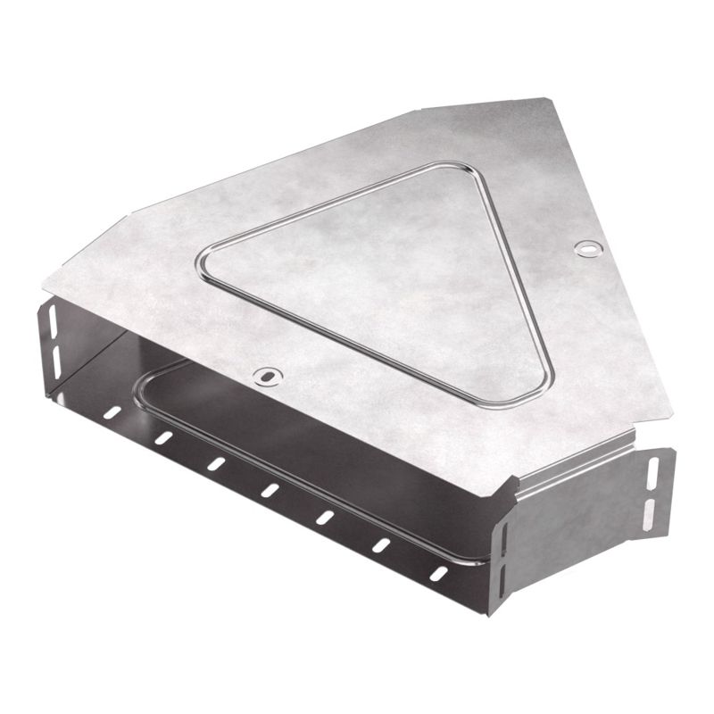 Угол горизонтальный 45град. 400х100 с крышкой Стандарт Промрукав PR16.0615