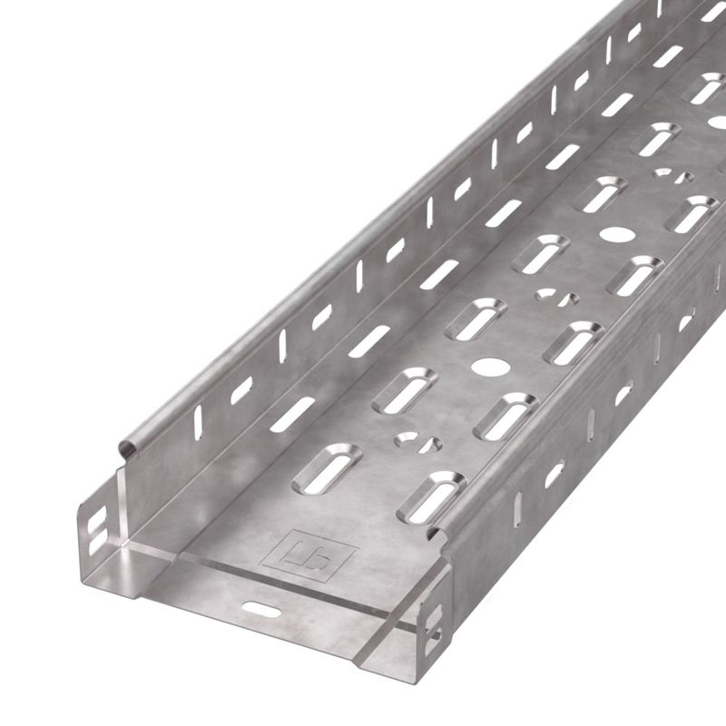 Лоток листовой перфорированный 150х50 L3000 сталь 0.7мм Стандарт HDZ Промрукав PR16.1230