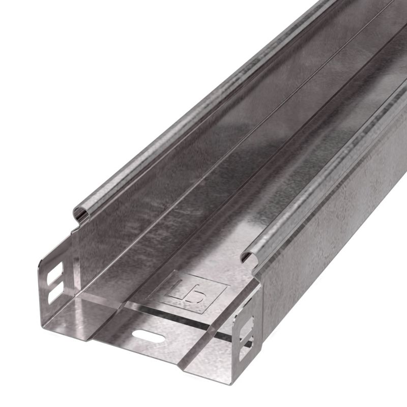 Лоток неперфорированный 100х50 L3000 сталь 1мм (уп.6м) Стандарт Промрукав PR16.2285