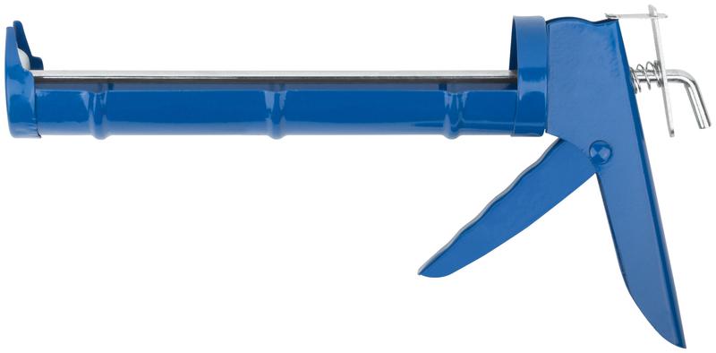 Пистолет для герметика 225мм полукорпусной гладкий шток FIT 14209