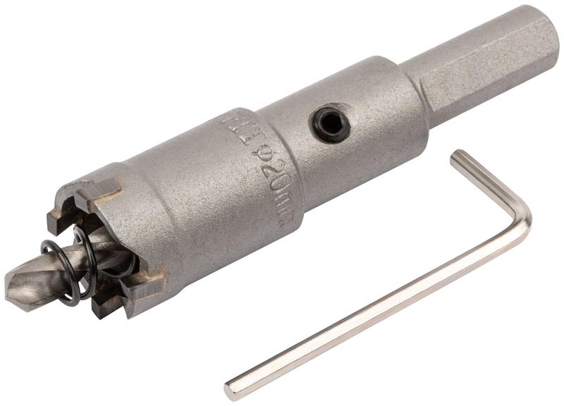 Коронка кольцевая с карбидными вставками Профи 20мм для отверст. в нерж. стали FIT 36820