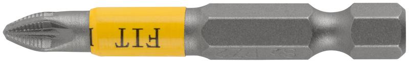 Бита кованая сталь S2 односторон. 50мм PZ2 Профи (блист.10шт) FIT 57535