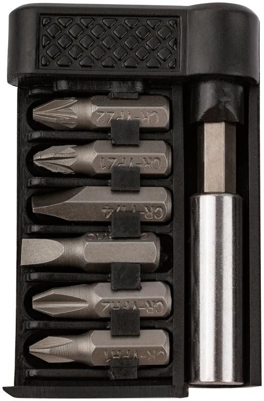 Набор бит 6шт CrV 25мм + адаптор FIT 57660