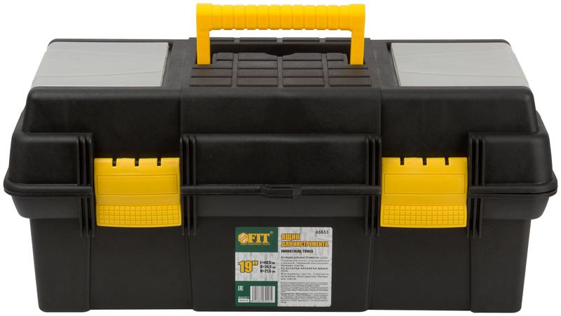 Ящик для инструмента пластик. 19дюйм ( 485х245х215мм ) FIT 65553