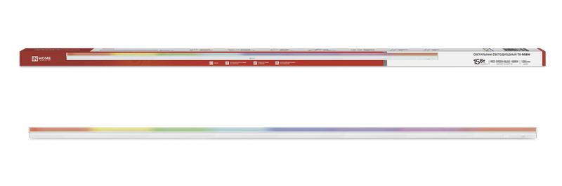 Светильник светодиодный СПБ-Т5-RGBW 15Вт red-green-blue-4000К 230В 1200мм IN HOME 4690612057774