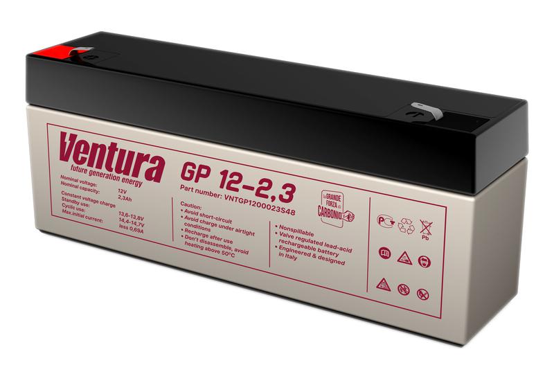 Аккумулятор 12В 2.2А.ч GP 12-2.3 Ventura
