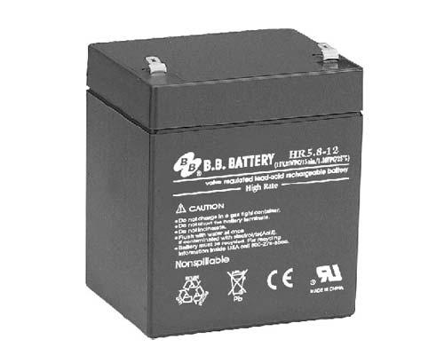 Аккумулятор 12В 5.5А.ч HR 5.8-12 B.B. Battery