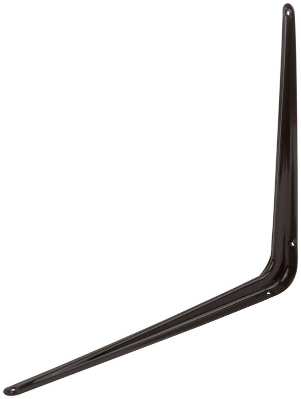 Уголок-кронштейн 350х400мм (1.0мм) корич. FIT 66083