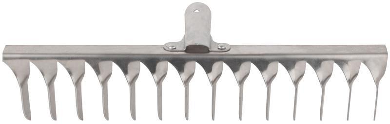 Грабли витой зуб нержавеющая сталь 14 зубьев без черенка FIT 76982