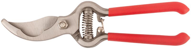 Секатор "Стандарт" режущие кромки внахлест цельнокованый ПВХ покрытие ручек 200мм FIT 77084