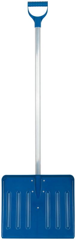 Лопата для уборки снега малая Профи 410х350х1300мм алюм. черенок; поликарбонат. FIT 68117