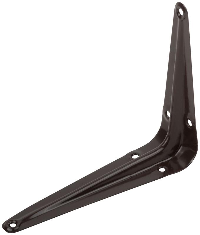 Уголок-кронштейн 100х125мм (0.7мм) корич. FIT 66013