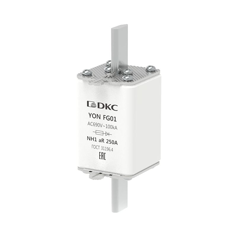 Предохранитель YON ножевого типа FG1 250А 690В хар-ка aR DKC 1FG01-0250-690V-AR