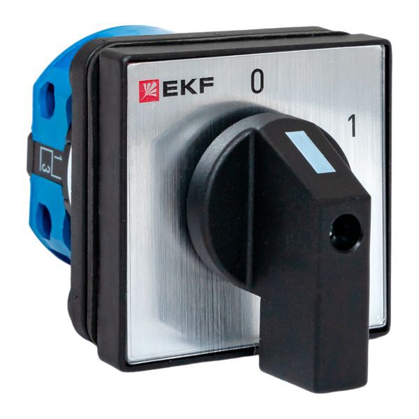 Переключатель кулачковый ПК-1-12 2п 10А "0-1" IP65 EKF pk-1-12-10-65
