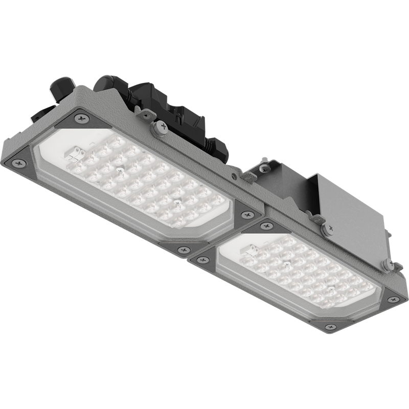 Светильник светодиодный PUZZLE 50W DW1 740 RAL9006 with driver СТ 1897000030