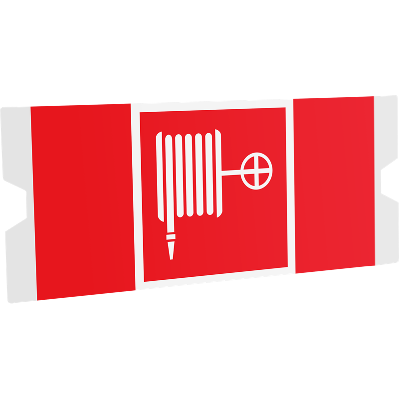 Рассеиватель односторонний ST-46 URAN STANDARD с пиктограммой ППБ 0001 пожарный кран (202х96) СТ 4502004380