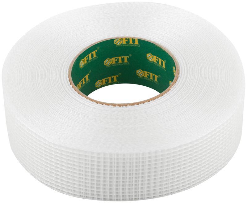 Лента стеклотканевая клейкая 50ммх90м FIT 11443