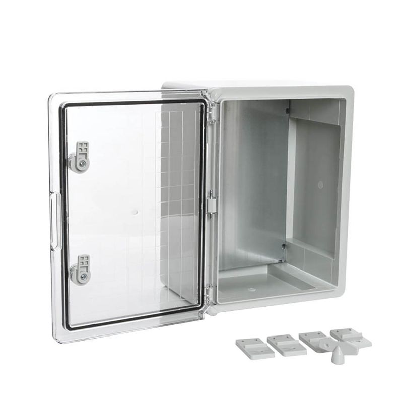 Корпус пластиковый с монтажной панелью ЩМП IP65 прозр. дверь 400х300х220 Промрукав PR08.26512