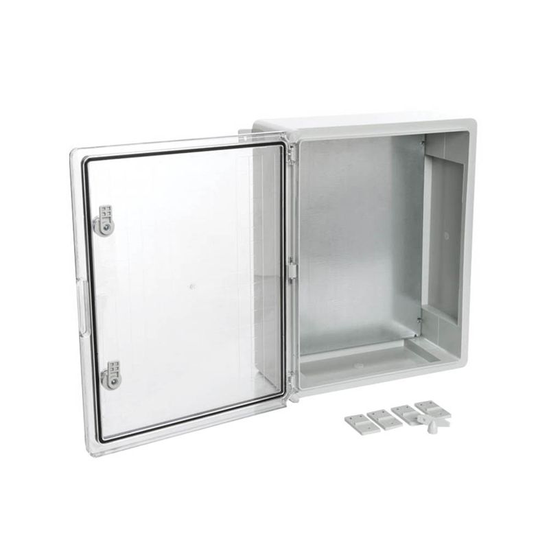 Корпус пластиковый с монтажной панелью ЩМП IP65 прозр. дверь 500х400х175 Промрукав PR08.26493