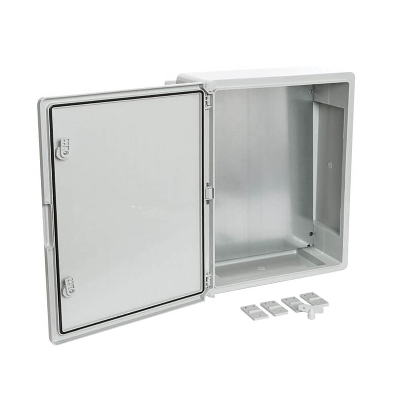 Корпус пластиковый с монтажной панелью ЩМП IP65 сер. дверь 500х400х175 Промрукав PR08.26484