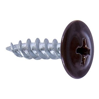 Саморез 4.2х25 с прессшайбой острый цинк RAL 8017 кор. (уп.100шт) Промрукав PR08.9290