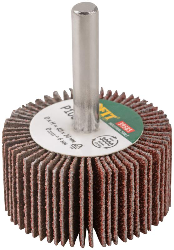 Диск лепестковый для дрели радиальный 40х20х6мм Р100 FIT 39585