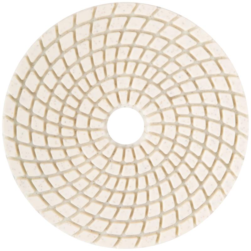 Круг шлифовальный алмазный гибкий АГШК (липучка) влажное шлифование 100мм Р 30 FIT 39840