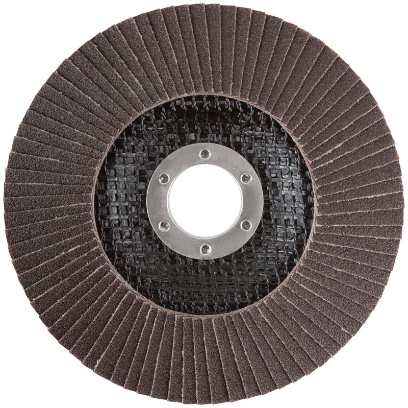 Круг лепестковый торцевой кальцинированный 125мм Р 100 FIT 39955